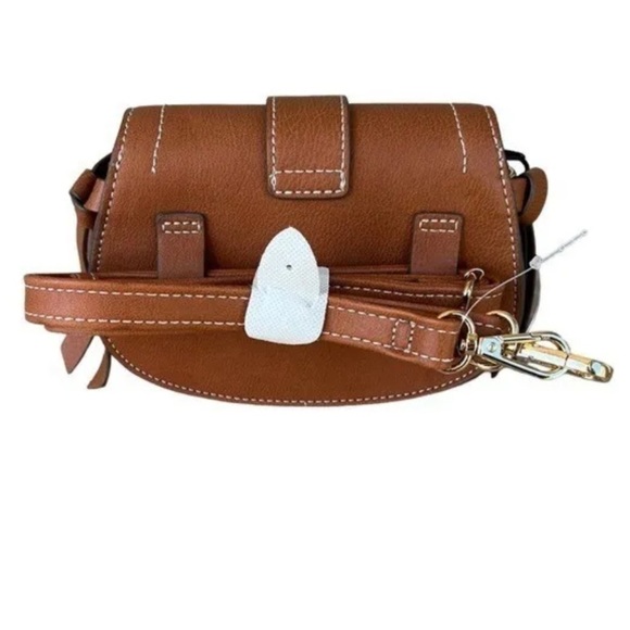 NWT Rachel Zoe - Edessi Crossbody and Belt Bag, Brown, Vegan Leather - Picture 5 of 7